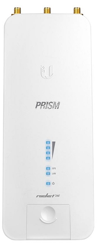 Estación Base / Ubiquiti Rocket R2AC Prism | 2507 - Estación base inalámbrica Ubiquiti Rocket 2AC Prism, Diseñada para enlaces punto a punto (PtP) y punto a multipunto (PtMP) en la banda de 2.4 GHz, Ideal para entornos con alta densidad de dispositivos