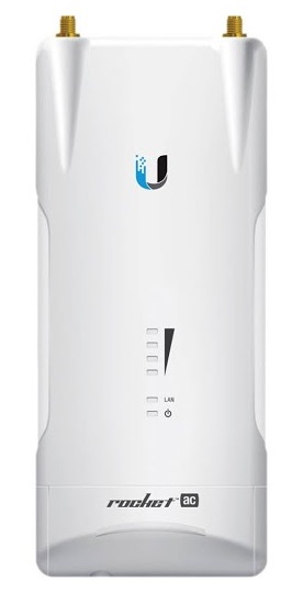 Radio Estación Base / Ubiquiti Rocket R5AC-LITE | 2507 - Estación base inalámbrica de alto rendimiento Ubiquiti Rocket 5AC Lite Conectorizada, Diseñada para enlaces punto a punto (PtP) y punto a multipunto (PtMP) en banda de 5GHz, Ideal para entornos