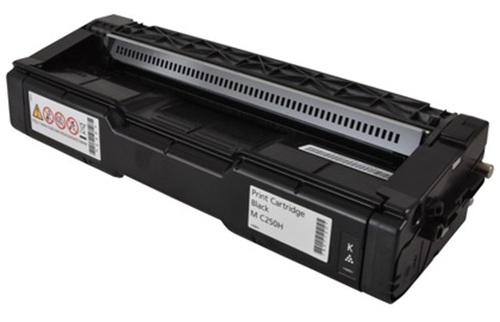 Toner M C250H Negro / Ricoh 408336 | 2608 – Ricoh 408336 M C250H es un tóner Original Negro para impresoras Ricoh, Rendimiento estimado: 6.900 páginas según ISO/IEC 19798, Compatibilidad: Ricoh M C250FW, M C250FWB, M C251FW, P C301W, P C311W 