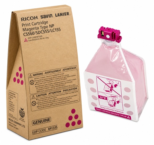 Toner TYPE S1 Magenta / Ricoh 841335 | 2608 – Ricoh 841335 TYPE S1 es un tóner Original Magenta para impresoras y copiadoras Ricoh, Tecnología de impresión: Láser, Rendimiento estimado: 18.000 páginas, Compatibilidad: Ricoh Aficio 3260C, Aficio 5560C