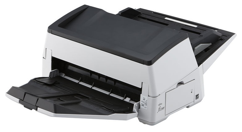 Escáner 100 ppm / Ricoh fi-7600 | 2608 – Ricoh fi-7600 PA03740-B505 es un escáner de documentos de producción con alimentador automático ADF, alimentación manual y escaneo dúplex, Velocidad de escaneo: 100 ppm símplex / 200 ipm dúplex a 200/300 dpi