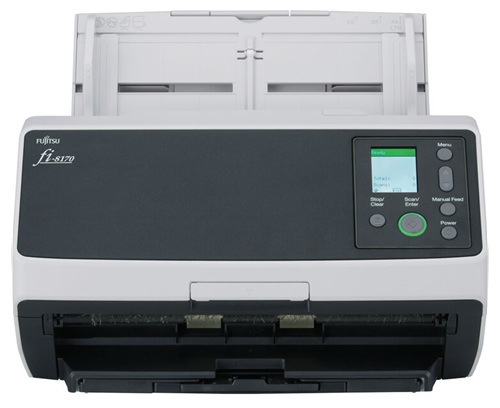 Escáner 70 ppm / Ricoh fi-8170 | 2608 – Ricoh fi-8170 PA03810-B055 es un escáner de documentos de escritorio con alimentador automático ADF, alimentación manual y escaneo dúplex, Velocidad de escaneo: 70 ppm símplex / 140 ipm dúplex a 200/300 dpi