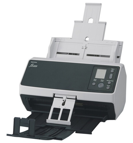 Escáner 90 ppm / Ricoh fi-8190 | 2608 – Ricoh fi-8190 PA03810-B005 Escáner de documentos con alimentador automático ADF, alimentación manual y escaneo dúplex, Velocidad de escaneo: 90 ppm símplex / 180 ipm dúplex a 200/300 dpi, Resolución: 600 dpi
