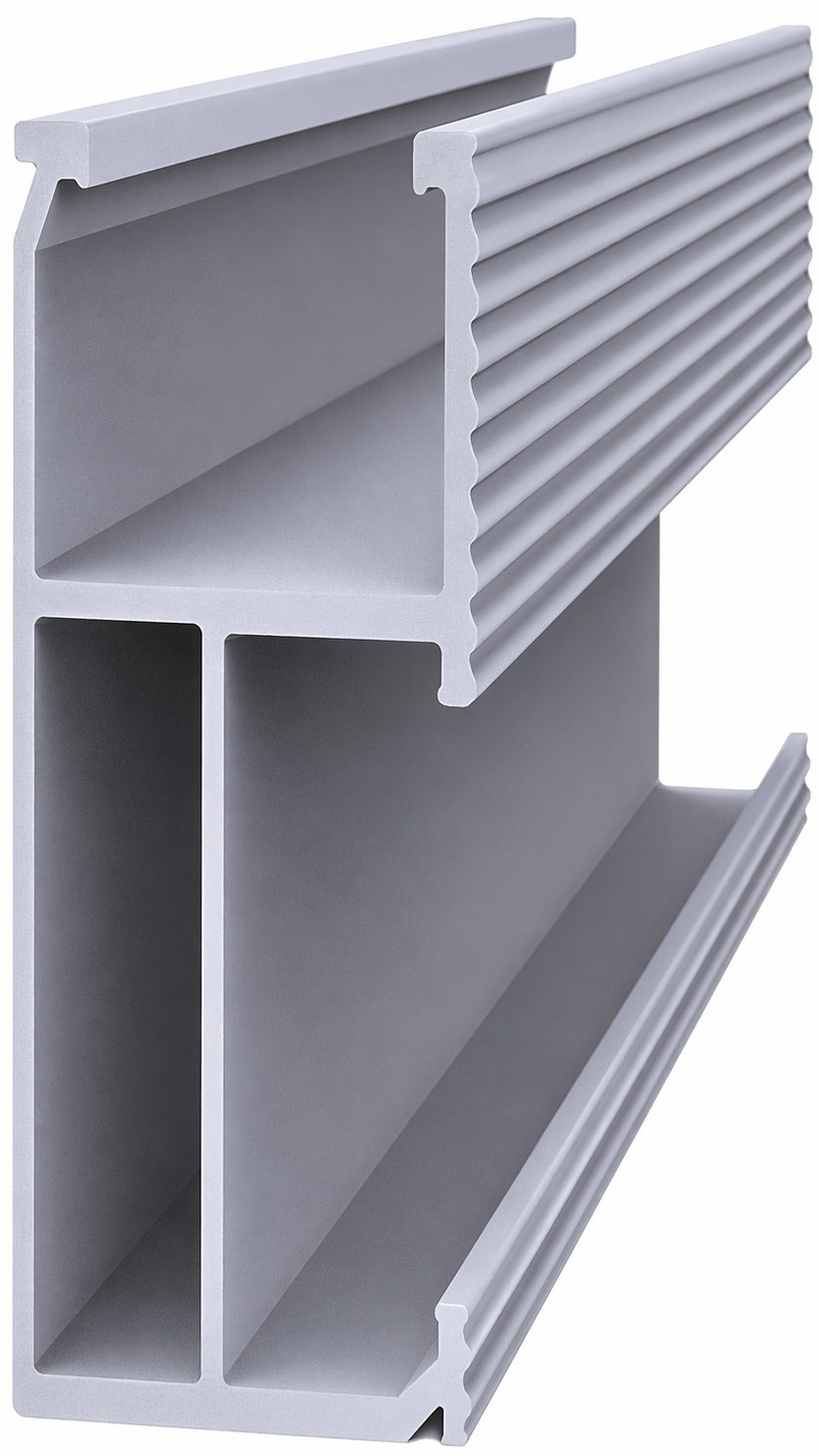 Riel 8 Aluminio 2.7m / Syscom EPL-SR8-2700 | 2604 - Syscom EPL-SR8-2700 es un riel diseñado para montaje de módulos fotovoltaicos, fabricado en aluminio anodizado de alta resistencia, compatible con sistemas de instalación en techo y suelo