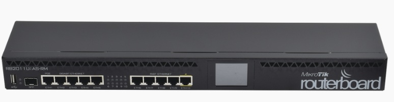 Router 10-Puertos / MikroTik RB2011UiAS-RM | 2603 - MikroTik RB2011UiAS-RM es un enrutador de múltiples puertos diseñado para gestión de redes profesionales en rack, integra 5 puertos RJ45 Gigabit, 5 puertos RJ45 Fast Ethernet, 1 ranura SFP 1.25 Gbps