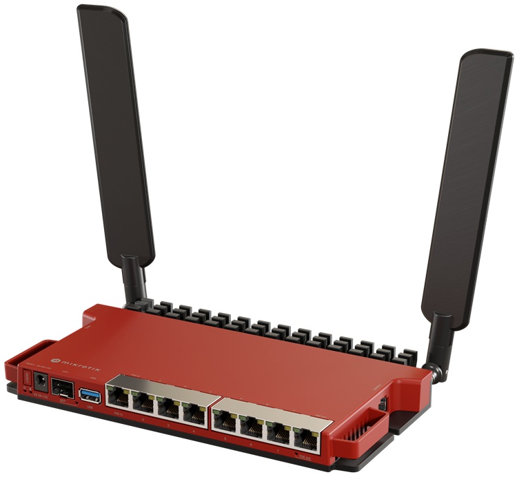 Router L009 8-Puertos / MikroTik L009UiGS-2HaxD-IN | 2508 - MikroTik L009UiGS-2HaxD-IN es la evolución moderna del clásico Router RB2011 que opera en la banda de 2.4Ghz, diseñado para ofrecer alto rendimiento, versatilidad y conectividad avanzada
