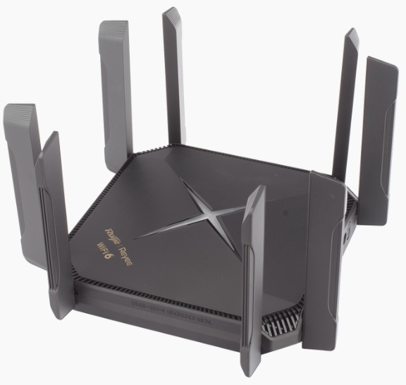 Router 5.9 Gbps WiFi 6 / Ruijie RG-EW6000GX | 2603 - Ruijie RG-EW6000GX es un router Wi-Fi 6 de alto rendimiento diseñado para gaming y hogares con múltiples dispositivos, incorpora estándar 802.11ax con velocidad de 5952 Mbps, tecnología MIMO 4x4