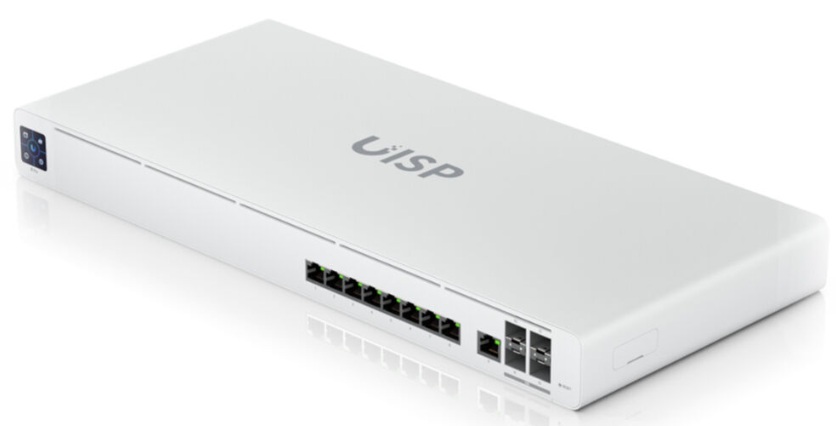 Router 13-Puertos / Ubiquiti UISP-R-Pro | 2507 - Router Ubiquiti UISP-R-Pro empresarial de alto rendimiento diseñado para aplicaciones ISP y redes de gran capacidad. Ofrece funciones avanzadas de enrutamiento, gestión de tráfico y redundancia energética