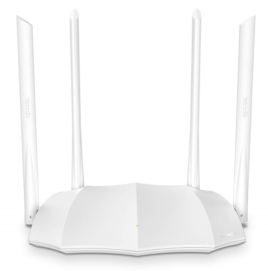 Router Tenda AC5 / 1167 Mbps | 2110 - Enrutador inalámbrico Dual-Band para hogares con internet de fibra, Estándar inalámbrico 802.11ac, Velocidad hasta 1167 Mbps (2.4 GHz: 300 Mbps, 5 GHz: 867 Mbps), 1-Puerto WAN 10/100, 3-Puertos LAN 10/100