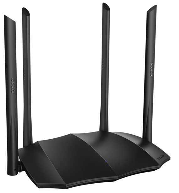 Router Tenda AC8 / 1167 Mbps | 2110 - Enrutador inalámbrico Gigabit Dual-Band para hogares con internet de fibra, Estándar inalámbrico 802.11ac, Velocidad hasta 1167 Mbps (2.4 GHz: 300 Mbps, 5 GHz: 867 Mbps), 1-Puerto WAN Gigabit, 3-Puertos LAN Gigabit
