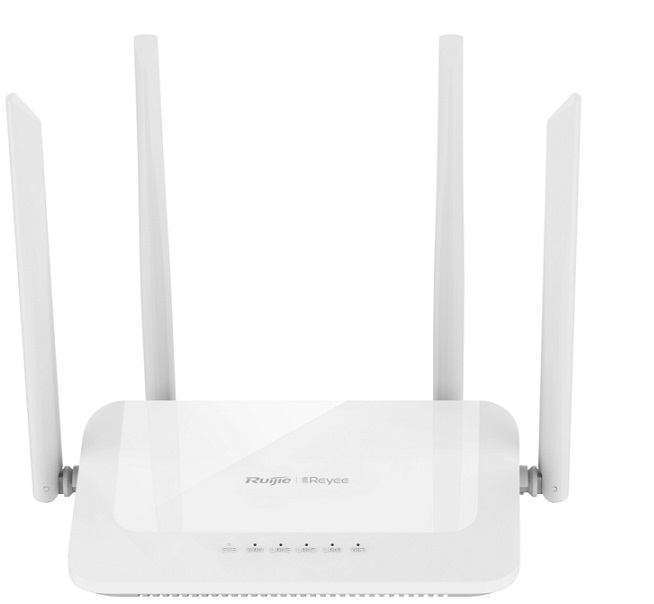 Router 4-Puertos WiFi 5 / Ruijie RG-EW1200 | 2508 - Ruijie RG-EW1200 es un router inalámbrico 802.11ac Wi-Fi 5 de doble banda diseñado para entornos domésticos, oficinas pequeñas y comercios. Ofrece conectividad estable, funciones de control parental