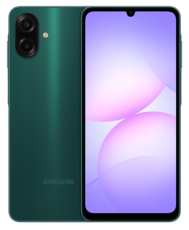 Smartphone 4G / Samsung Galaxy A07 verde | 2607 – Samsung Galaxy A07 SM-A075MZGDLTC es un celular 4G con pantalla PLS LCD HD+ de 6.7'', Resolución 720 × 1600, Frecuencia de actualización 90Hz, Procesador Octa-Core 2.2GHz + 2.0GHz, Memoria RAM 4GB