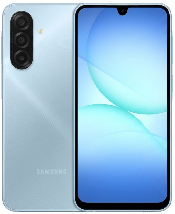 Samsung Galaxy A17 / Celular 4G 256GB Azul | 2604 – Samsung Galaxy SM-A175FLBHLTC es un smartphone diseñado para comunicación y entretenimiento móvil, pantalla Super AMOLED de 6.7 pulgadas FHD+, procesador Octa-Core de 2.2GHz, 8GB memoria RAM, 256GB