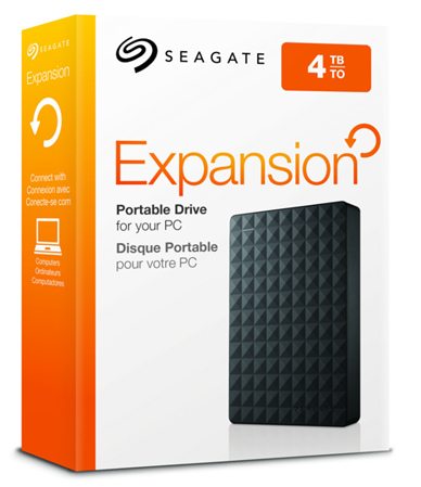 Disco Externo Seagate Expansion STEA4000400 / 4TB USB 3.0 | 2203 - Disco Externo Portatil con capacidad de 4TB, Formato 2.5'', Interface USB 3.2 / USB 3.1 Gen 1 (USB Micro-B), Alimentado por bus USB, Plug-and-Play, Compatible Windows & Mac