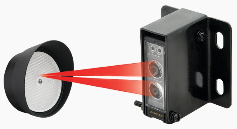 SECO-LARM E-936-S45RRGQ / Sensor Fotoeléctrico 14m | 2512 - SECO-LARM ENFORCER E-936-S45RRGQ es un sensor fotoeléctrico retrorreflectante, diseñado para aplicaciones de seguridad y automatización en accesos automáticos. Alcance de detección hasta 14m