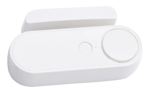 VTA-84654 / Sensor de apertura con alarma |2603 - VTA-84654 es un sensor de apertura inteligente con alarma Ding diseñado para seguridad en el hogar. Funciona de manera inalámbrica y se alimenta con batería AA de 1.5 V, ofreciendo fácil instalación
