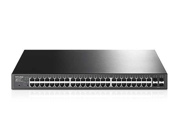 Switch 48-Puertos PoE+ / TP-Link TL-SG3452P | 2502 - Switch PoE Administrable con Funciones de Capa 2, 48-Puertos LAN Gigabit PoE+ 30W, 4-Puertos SFP Gigabit, 1-Puerto de consola RJ45, 1-Puerto de consola micro-USB, Presupuesto Total PoE: 384W