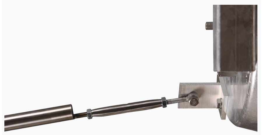 Soporte para Antena Jirous JRCDD35DUPLEX | 2604 - Jirous JRZ1200-ADJUSTABLE es un kit de arriostramiento ajustable diseñado para aumentar la estabilidad mecánica y precisión de alineación de antenas parabólicas de 1200 mm ante vientos fuertes