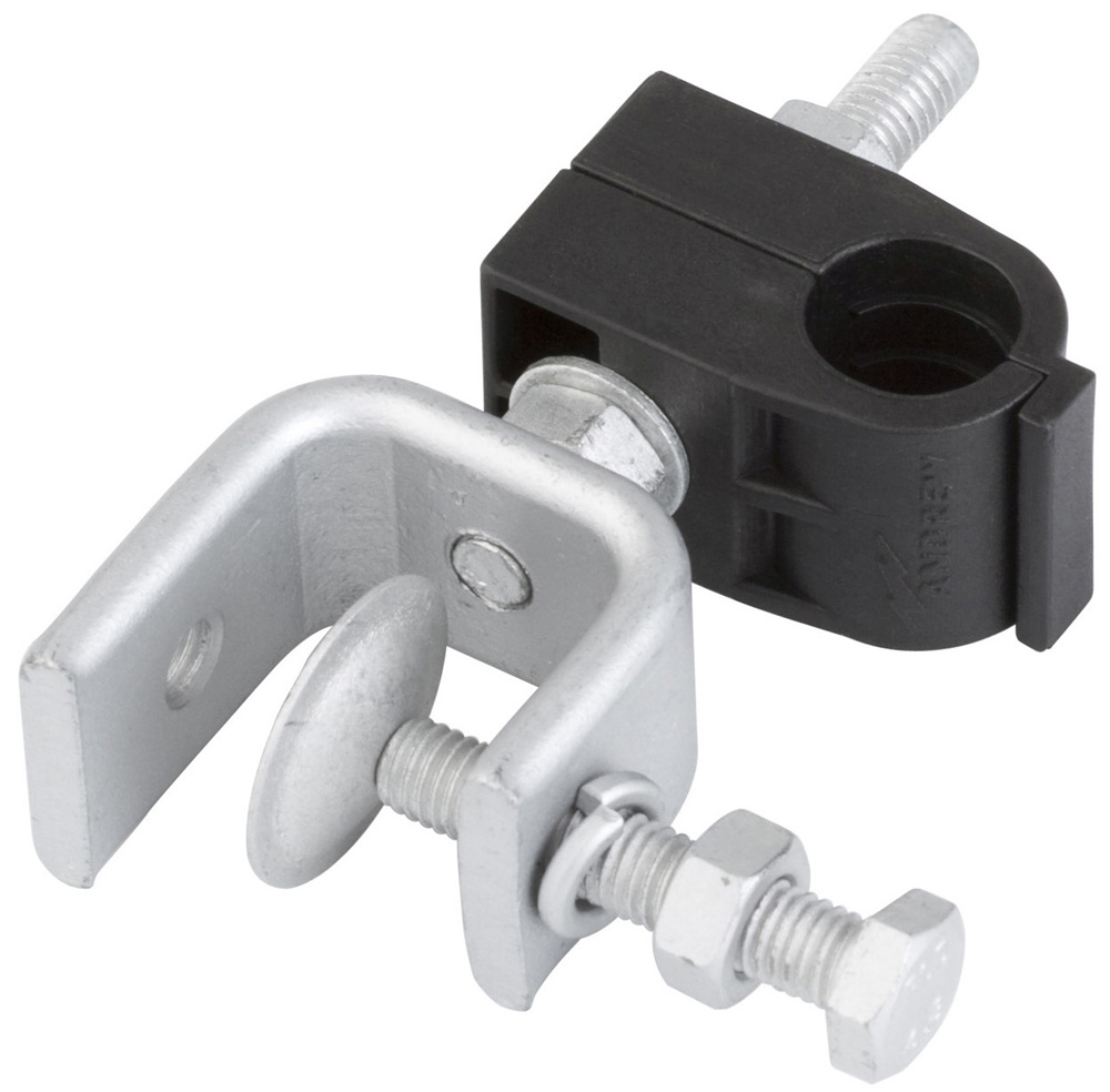 Sujetador de Cable / Andrew SHK-12-1-P A | 2603 -Commscope SHK-12-1-P es un sujetador de cable de alta resistencia para asegurar una línea de media pulgada en estructuras de torre con perfiles en ángulo. Fabricación íntegra en acero inoxidable