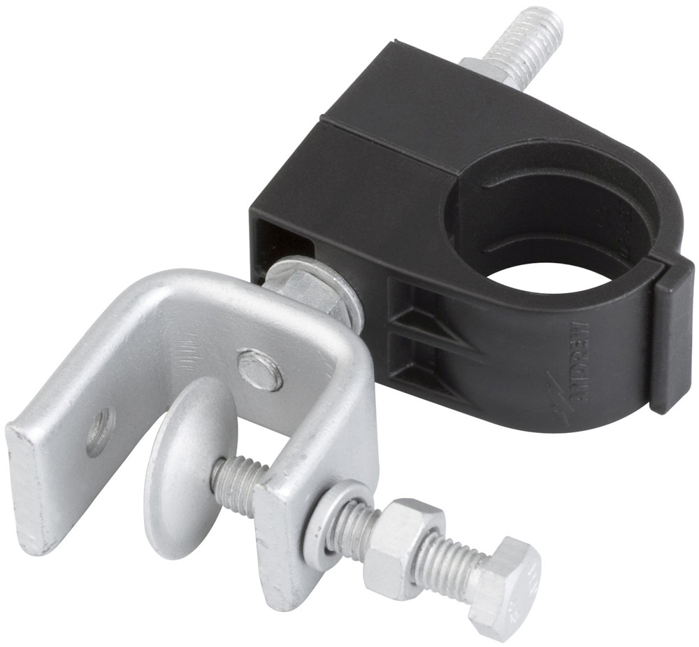 Sujetador de Cable / Andrew SHK-78-1-P | 2603 - Commscope SHK-78-1-P es un sujetador de cable de alta resistencia para asegurar una línea de siete octavos de pulgada en perfiles de torre en ángulo. Fabricación íntegra en acero inoxidable
