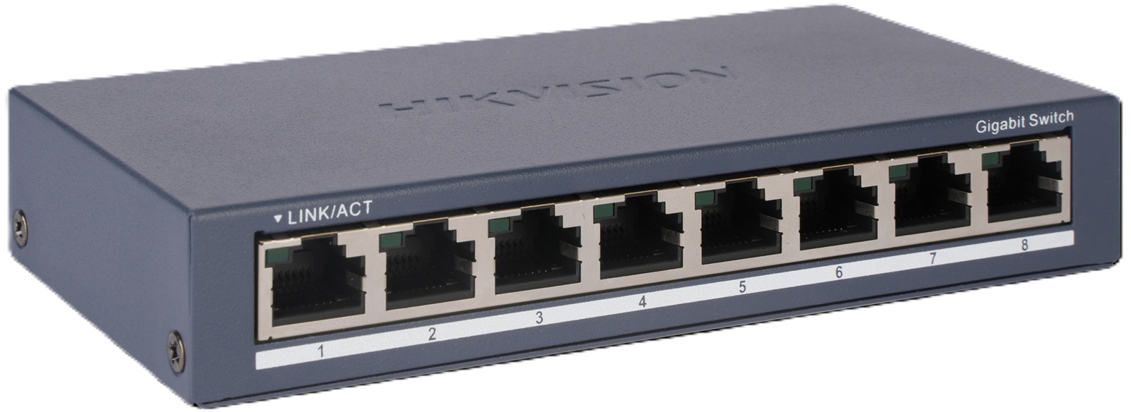 Switch 8-Puertos Gigabit / Hikvision DS-3E0508-O | 2603 -  Hikvision DS-3E0508-O es un conmutador de red no administrable diseñado para la expansión de redes cableadas en entornos de oficina o domésticos, integra 8 puertos RJ45 Gigabit 10/100/1000 Mbps