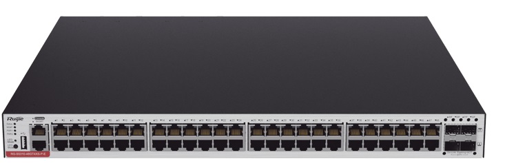 Switch Core 48-Puertos PoE / Ruijie RG-CS83-48GT4XS-PD | 2508 - Ruijie RG-CS8348GT4XSPD es un switch PoE administrable con funciones capa 3 diseñado para redes empresariales, campus y entornos de alta densidad. Ofrece funciones avanzadas de enrutamiento