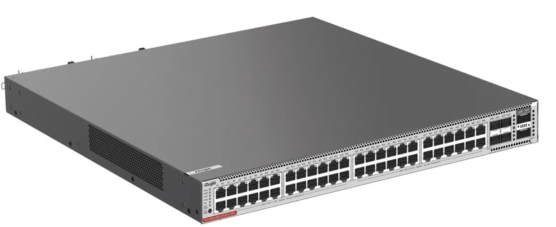 Switch Core 48-Puertos PoE / Ruijie RG-CS86-48MG4VS2QXS-UPD | 2508 - Ruijie RG-CS8648MG4VS2QXSUPD es un switch capa 3 multi-gigabit alto rendimiento diseñado para redes empresariales, campus y entornos de alta densidad. Ofrece acceso flexible 1G/2.5G/5G