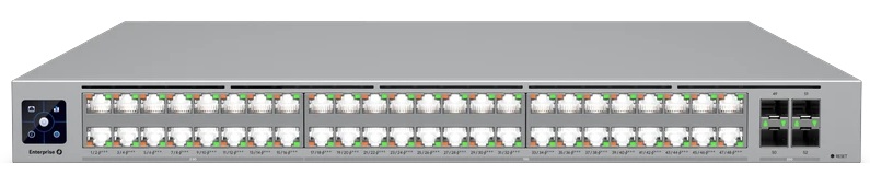 Ubiquiti ECS-48-PoE / Switch 48-Puertos PoE | 2606 – Ubiquiti ECS-48-PoE es un switch diseñado para redes empresariales con alta demanda de potencia, Incorpora 16 puertos RJ45 de 2.5 GbE PoE+++, 32 puertos RJ45 de 10 GbE PoE+++, 4 puertos SFP28 25G