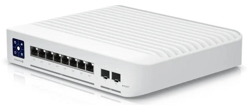 Ubiquiti USW-Enterprise-8-PoE / Switch 8-Puertos PoE | 2606 – Ubiquiti USW-Enterprise-8-PoE es un switch diseñado para redes empresariales con alta demanda de velocidad, Compatible con puntos de acceso de alta densidad, Incorpora 8 puertos RJ45 2.5G