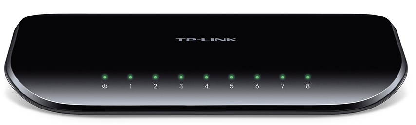 Switch  8-Puertos / Mercusys MS108G | 2501 - Switch No Administrable con 8-Puertos LAN Gigabit, Funciones de Capa 2, Negociación automática, MDI/MDIX automático, Memoria de búfer de paquetes: 64KB, Jumbo Frame: 9KB