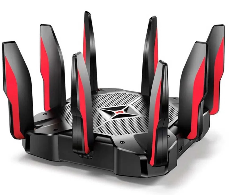 Router Wi-Fi 5 5334 Mbps / TP-Link Archer C5400X | 2502 - Router Inalámbrico Wi-Fi 5 AC5400 de doble Banda, Velocidad: 5334 Mbps (4334 Mbps en 5Ghz + 1000 Mbps en 2.4 GHz), Procesador 4-Core 1.8 Ghz, Memoria RAM 1GB, 8-Antenas fijas, MU-MIMO 4x4