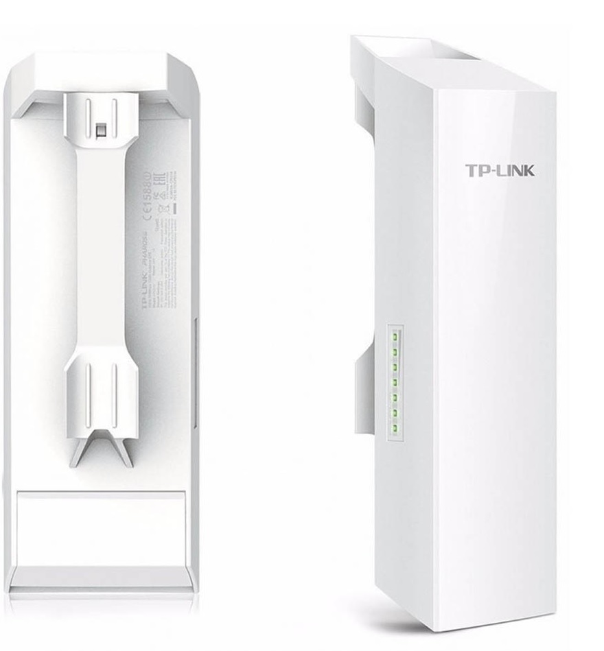 Radio CPE  9dBi / TP-Link CPE210 | 2502 - CPE de Exterior de 9dBi en 2.4GHz a 300Mbps, Antenas MIMO de doble polarización y direccionales 2x2, Potencia de transmisión ajustable: 0 hasta 20dBm, Optimizaciones de nivel de sistema, Distancia de más de 5 km