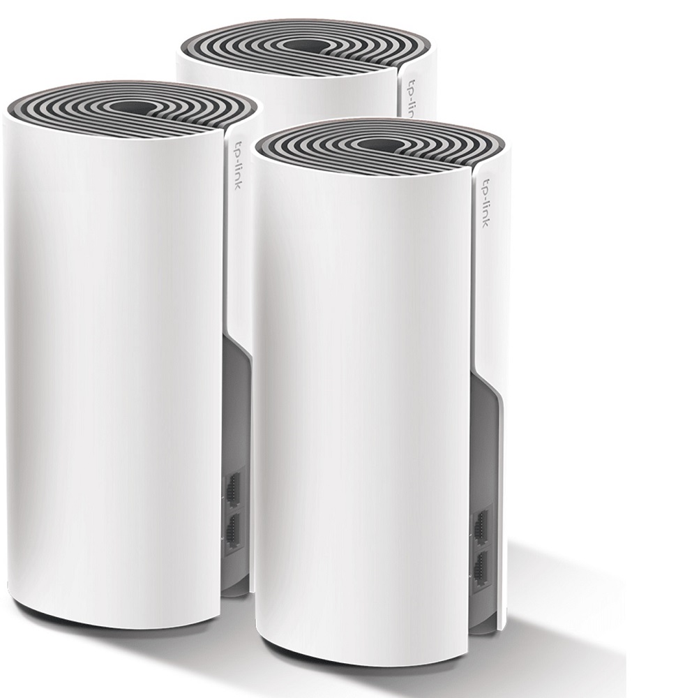 Router Mesh Wi-Fi 5 1267 Mbps / TP-Link DECO M5 Pack x3 | 2502 - Sistema Mesh Wi-Fi 5 de doble banda con 4x Antenas internas, Modos de funcionamiento: AP & Router, Estandar inalambrico 802.11ac, Velocidad 1267 Mbps (400 Mbps a 2.4Ghz + 867 Mbps a 5Ghz)