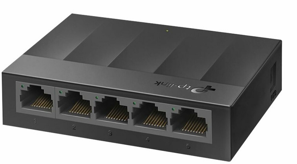 Switch  5-Puertos / TP-Link LS1005G | 2501 - Switch Gigabit No Administrable con 5-Puertos LAN Gigabit, Funciones de Capa 2, Negociación Automática, Auto-MDI/MDIX, Tecnología Green Ethernet, Control de flujo IEEE 802.3x, Capacidad Conmutación 10Gbps