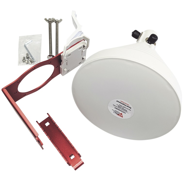 Antena Sectorial Simétrica de 30 ° – TXPRO TXP-HS-MIMO | 2111 – Antena Sectorial Simétrica de 30°, Frecuencia: 4.9 - 6.5 GHz, Ganancia: 19.5 dBi, Polarización doble (V/H) ±45°, Potencia: 50W, Impedancia: 50Ω, Protección: DC Tierra, N-Hembra 