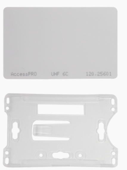 AccessPRO ACCESS-CARD-EPC-K / Kit de Tag UHF tipo Tarjeta | 2603 - AccessPRO ACCESS-CARD-EPC-K es un kit de tag UHF cuya función principal es la identificación de largo alcance para sistemas de control de acceso vehicular