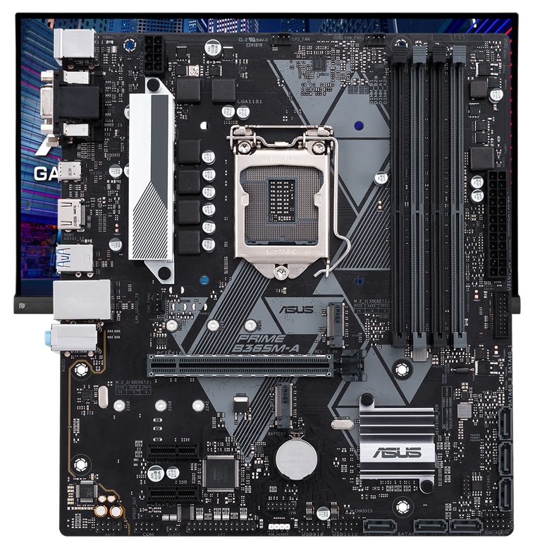 Tarjeta Madre Intel / ASUS PRIME B365M-A | 2605 – ASUS PRIME B365M-A es una tarjeta madre diseñada para ensamble de computadores de escritorio, equipada con zócalo Intel LGA 1151 compatible con procesadores de novena y 8va generación, chipset Intel B365