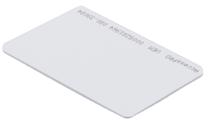 Tarjeta Tecnología Dual / Accesspro ACCESS-DUAL-UP | 2411 - Tarjeta UHF/PROX, Frecuencia: UHF 900 MHz & proximidad 125 kHz, Material: PVC, Compatibilidad: Lectores de UHF PRO12RF, PRO6RF & lectores de proximidad EM, No imprimible