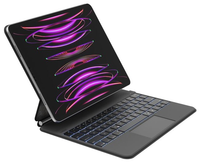 Teclado para iPad / Belkin BBZ003tt-V2 | 2604 – Belkin BBZ003TT-V2 es una funda con teclado diseñada para transformar el iPad Pro 13 (M4) en una estación de trabajo portátil. Dispone de un teclado Bluetooth retroiluminado, trackpad de gran tamaño