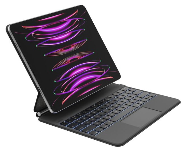 Teclado para iPad / Belkin BBZ003tt-V1 | 2604 – Belkin BBZ003tt-V1 Funda con teclado diseñada para transformar el iPad en laptop y aumentar la productividad. Conectividad Bluetooth, teclado retroiluminado para escritura en entornos oscuros