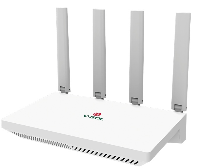 Terminal ONU Dual G-EPON / V-SOL V2804AX15T | 2502 – Terminal de fibra óptica ONU Dual G/EPON 1500 Mbps, 4-Puerto Gigabit, 1-Puerto XPON, 1-Puerto USB 3.0, 1-Puerto CATV, SC monomodo, Conector SC/UPC, Distancia: 20 Km, Longitud de onda: 1310 nm & 1490 nm