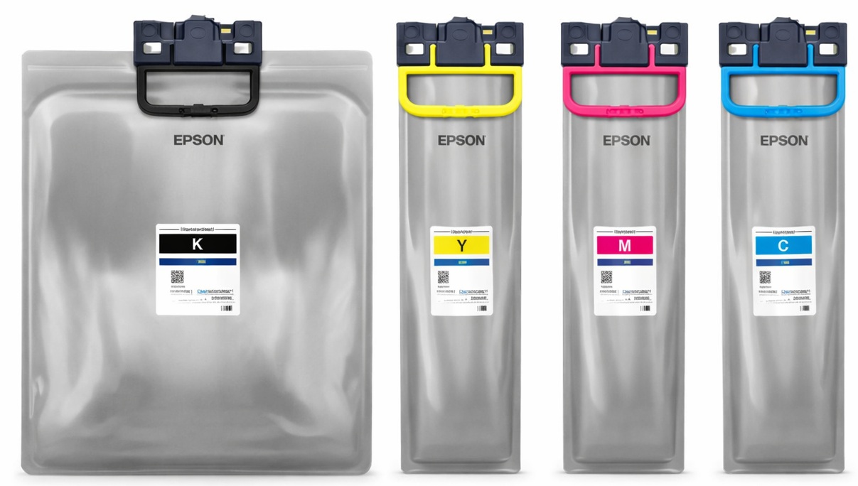Tinta para Epson WorkForce Pro EM-C8100 | 2606 – Epson DURABrite Pro T13K es una tinta diseñada para sistemas de gran volumen de impresión, Tinta pigmentada de secado rápido. Incluye: T13K100 Negro, T13K200 Cian, T13K300 Magenta, T13K400 Amarillo 
