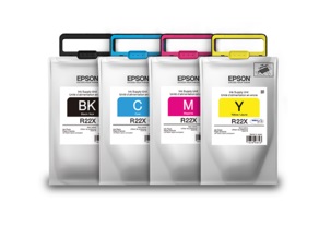 Tinta para Epson WF-R8590 | 2500 - Tinta Original para Epson WorkForce Pro WF-R8590. El Kit incluye: TR22X120-AL Negro, TR22X220-AL Cian, TR22X320-AL TMagenta, TR22X420-AL Amarillo 