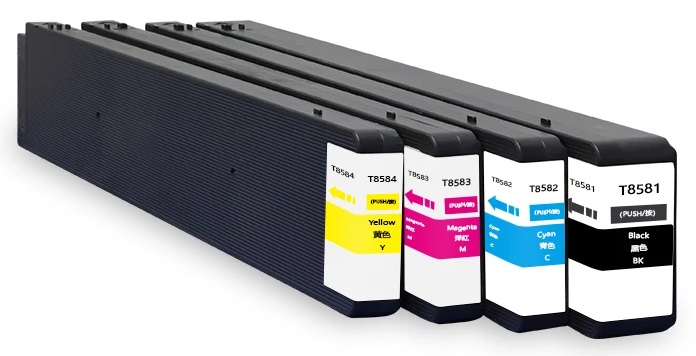 Tinta para Epson WorkForce WF-C20590 / T858 | 2500 - Tinta Original Epson T858. El Kit Incluye: T858120 Negro, T858220 Cian, T858320 Magenta, T858420 Amarillo. Rendimiento Estimado: 50.000 Páginas al 5%.