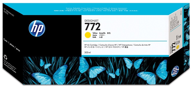 Tinta HP 772 CN630A Amarillo / 300ml | 2405 - Cartucho de Tinta HP CN630A Amarillo 300 ml