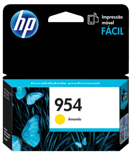 Tinta HP 954 L0S56AL Amarillo  / 0.7k | 2405 - Cartuchos de Tinta HP L0S56AL Amarillo. Rendimiento Estimado: 700 Paginas al 5%