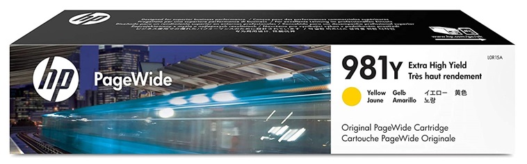Tinta HP 981Y L0R15A Amarillo / 16k | 2405 – Cartucho de Tinta HP L0R15A Amarillo. Rendimiento estimado 16.000 Páginas al 5%.