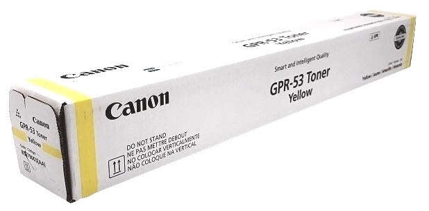 Toner Canon GPR-53 / Amarillo 19500 Páginas | 2607 – Canon GPR-53 8527B003AC es un cartucho de tóner de rendimiento estándar diseñado para ofrecer impresiones de alta definición y consistencia en sistemas láser imageRUNNER ADVANCE. Referencia GPR-53