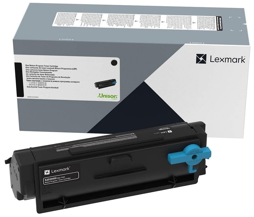 Toner Lexmark 55B0HA0 / Negro 15k | 2605 – Lexmark 55B0HA0 es un cartucho de tóner de alto rendimiento diseñado para ofrecer impresión láser monocromática con tecnología Unison, rendimiento de hasta 15000 páginas estándar según norma ISO/IEC 19752, sistem