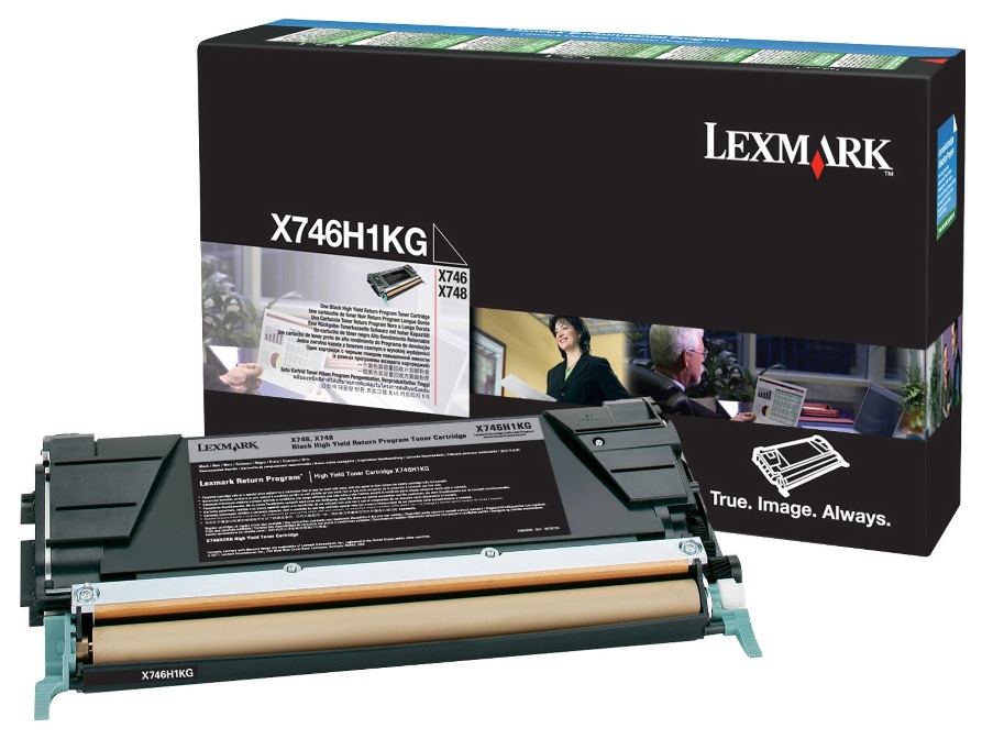 Toner Negro 12k / Lexmark X746H1KG | 2605 – Lexmark X746H1KG es un tóner diseñado para impresión láser color, alto rendimiento de 12000 páginas, color negro, compatible con series C746, C748 y X748, garantiza una calidad de impresión consistente